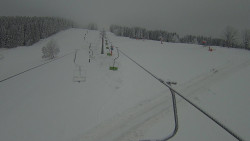 Lanovka - pohled nahoru