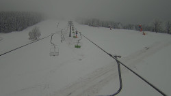 Lanovka - pohled nahoru