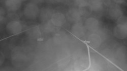 Lanovka - pohled nahoru