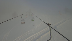 Lanovka - pohled nahoru