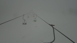 Lanovka - pohled nahoru