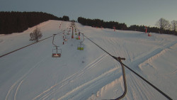 Lanovka - pohled nahoru