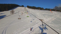 Lanovka - pohled nahoru