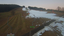 Lanovka - pohled nahoru