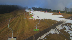 Lanovka - pohled nahoru