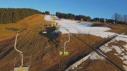 Lanovka - pohled nahoru