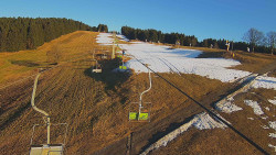 Lanovka - pohled nahoru