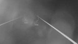 Lanovka - pohled nahoru