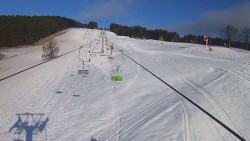 Lanovka - pohled nahoru