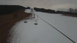 Lanovka - pohled nahoru