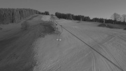 Lanovka - pohled nahoru