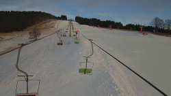 Lanovka - pohled nahoru