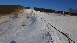 Lanovka - pohled nahoru