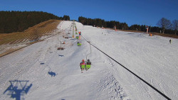 Lanovka - pohled nahoru