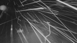 Lanovka - pohled nahoru