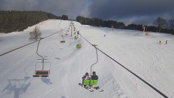 Lanovka - pohled nahoru