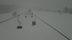 Lanovka - pohled nahoru