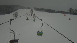 Lanovka - pohled nahoru