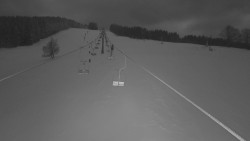 Lanovka - pohled nahoru