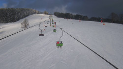 Lanovka - pohled nahoru