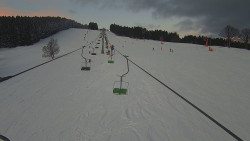 Lanovka - pohled nahoru