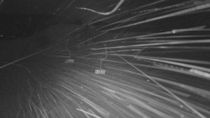 Snow park Paprsek - Lanovka - pohled nahoru - 4.1.2026 v 02:00 Snow park Paprsek - Lanovka - pohled nahoru - 4.1.2026 v 02:00