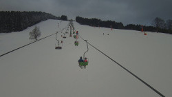 Lanovka - pohled nahoru