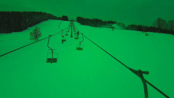 Lanovka - pohled nahoru