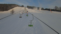 Lanovka - pohled nahoru