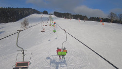 Lanovka - pohled nahoru