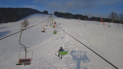 Lanovka - pohled nahoru