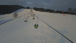 Lanovka - pohled nahoru