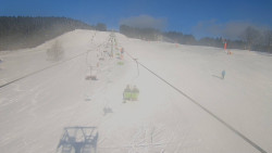 Lanovka - pohled nahoru