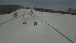 Lanovka - pohled nahoru