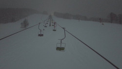 Lanovka - pohled nahoru