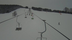 Lanovka - pohled nahoru