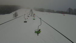 Lanovka - pohled nahoru