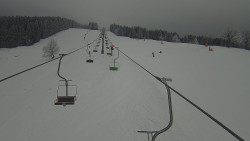 Lanovka - pohled nahoru
