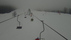 Lanovka - pohled nahoru