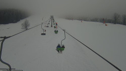 Lanovka - pohled nahoru