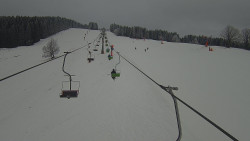 Lanovka - pohled nahoru