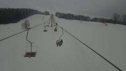 Lanovka - pohled nahoru