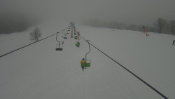 Lanovka - pohled nahoru