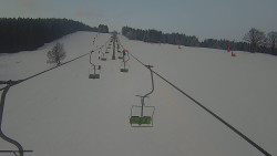 Lanovka - pohled nahoru