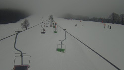 Lanovka - pohled nahoru