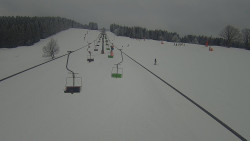 Lanovka - pohled nahoru