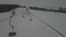 Lanovka - pohled nahoru