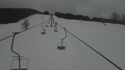 Lanovka - pohled nahoru