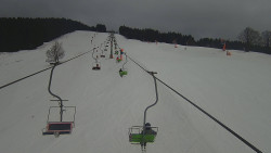 Lanovka - pohled nahoru