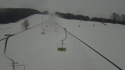 Lanovka - pohled nahoru